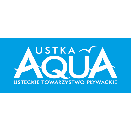 Logo usteckiego towarzystwa pływackiego AQUA
